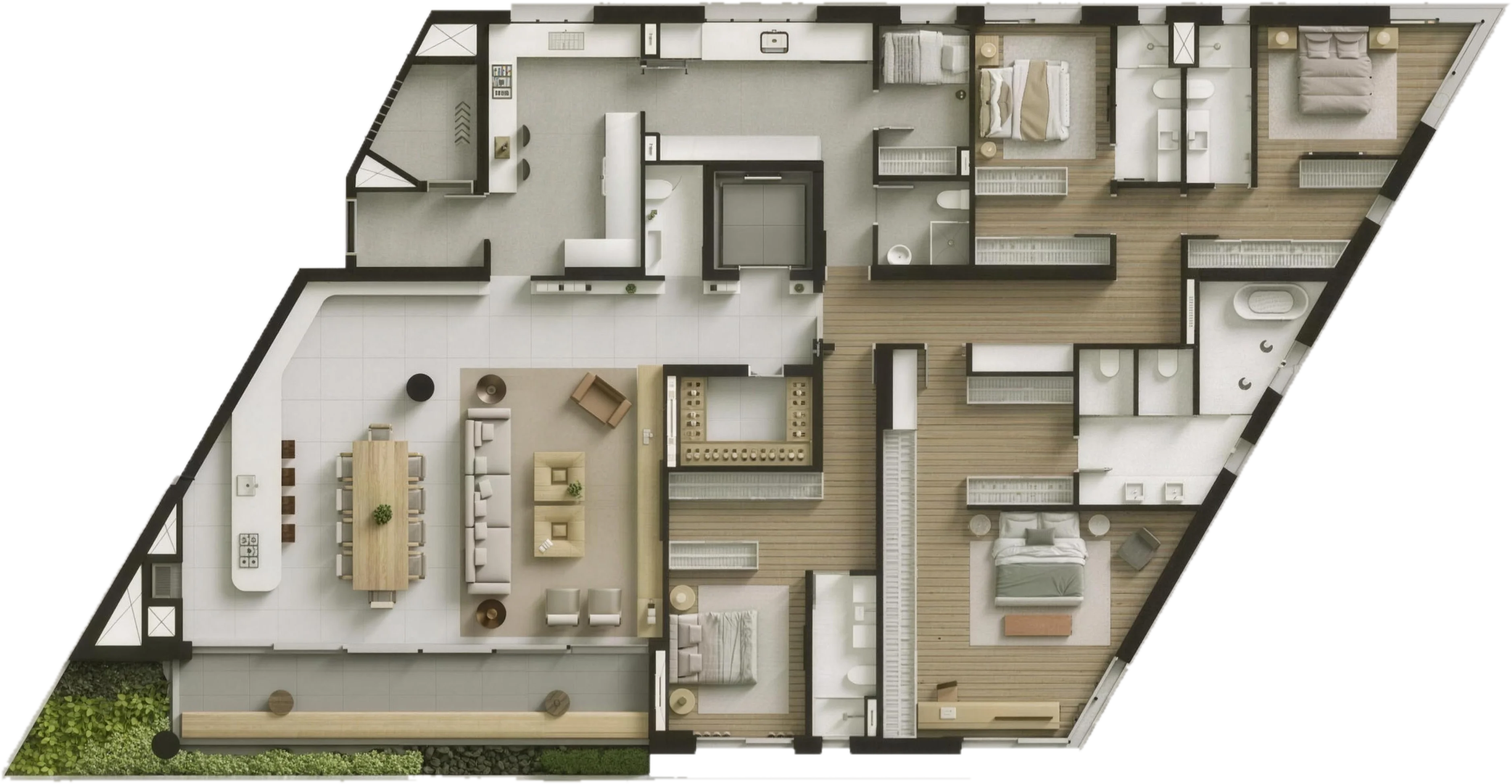 Planta Residência Tipo 1