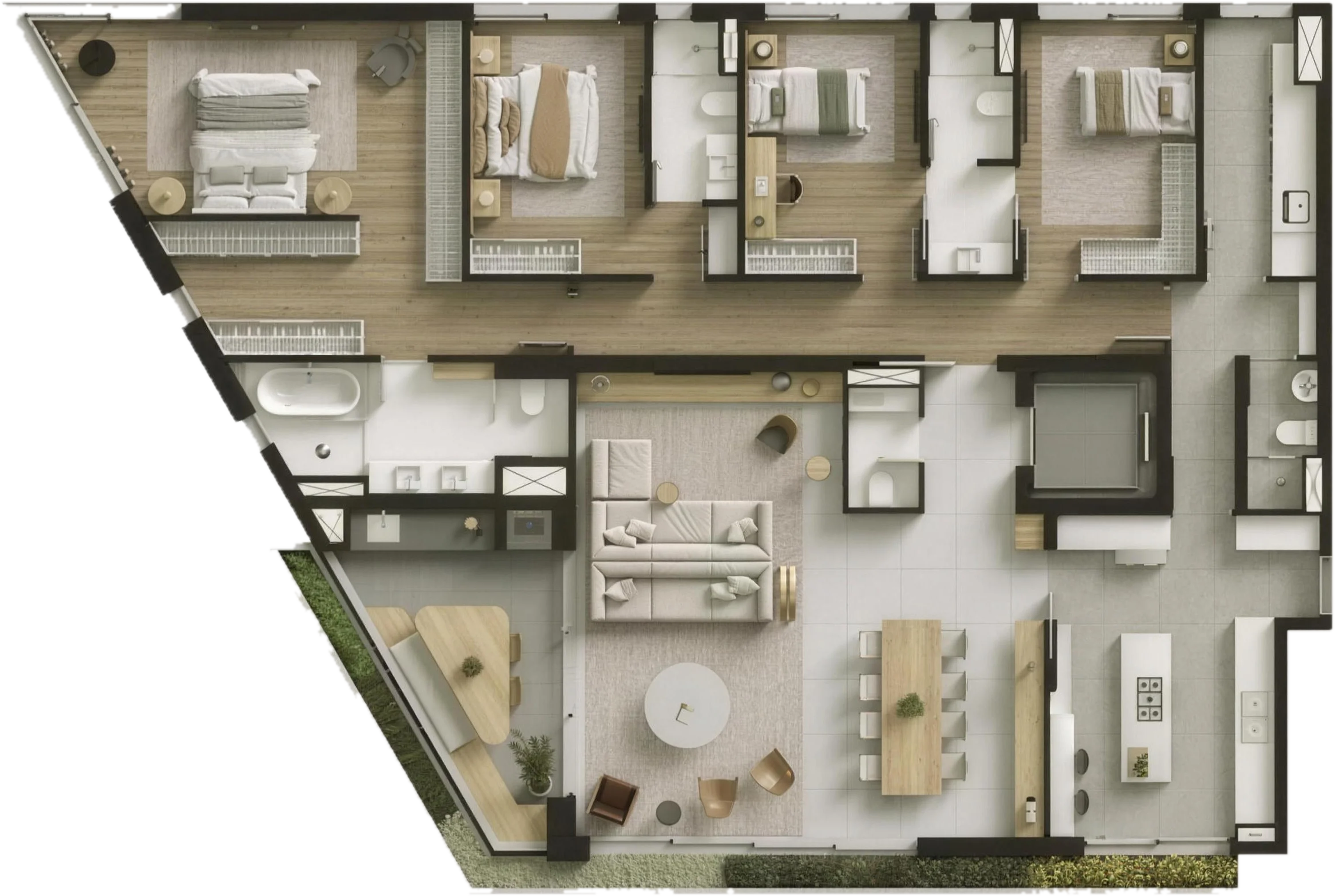 Planta Residência Tipo 2